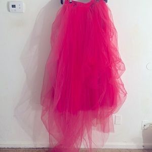 Layered Tulle Maxi Skirt